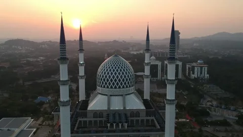 Mosque in Malaysia Stock Footage 146587355