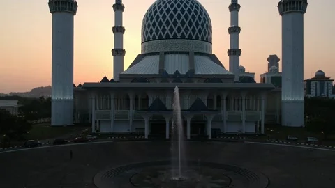 Mosque in Malaysia Stock Footage 146587530