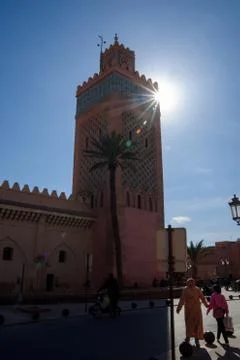 Mosque in Marrakesh, Morocco Stock Photos
