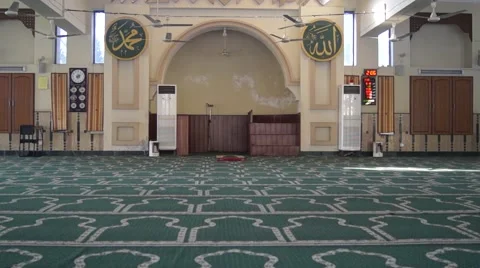 Mosque (Masjid) inside Shot-Empty Stock Footage 46899105