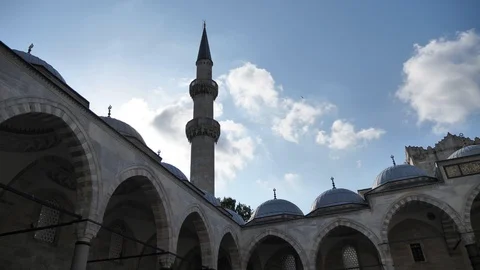 Mosque minaret Stock Footage 114228832