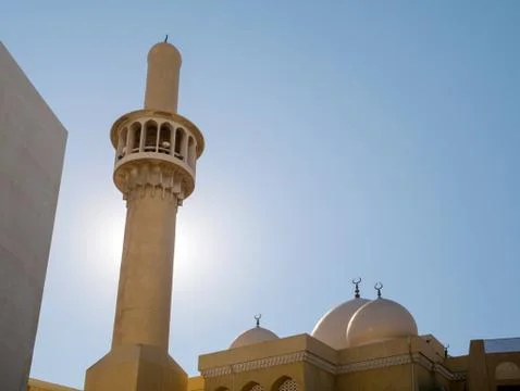 Mosque with minaret Stock Photos