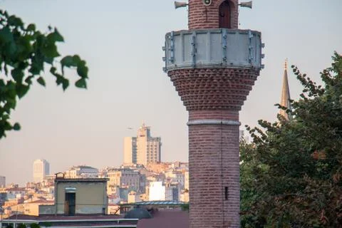 Mosque minaret Stock Photos