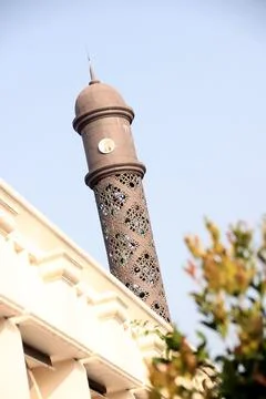 Mosque minaret Stock Photos