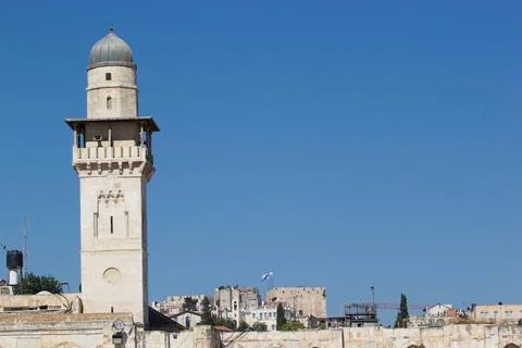 Mosque minaret Stock Photos
