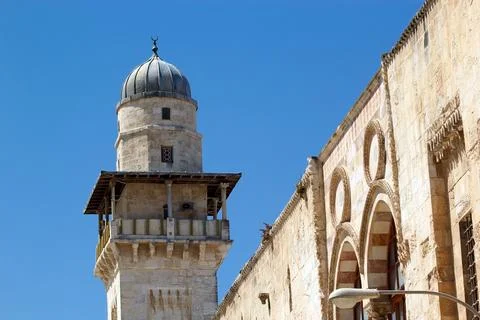 Mosque minaret Stock Photos