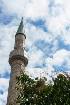 Mosque minaret tower Stock Photos