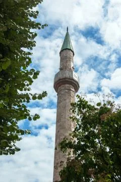 Mosque minaret tower Stock Photos