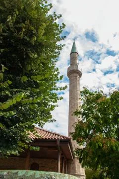 Mosque minaret tower Stock Photos