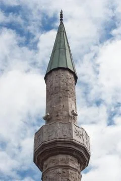 Mosque minaret tower Stock Photos