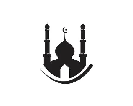 Mosque Moslem icon vector Illustration Stock Illustration