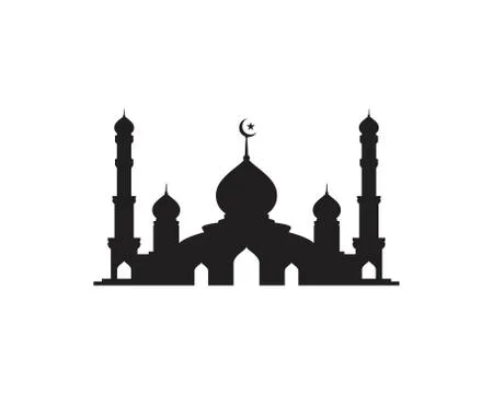 Mosque Moslem icon vector Illustration Stock Illustration