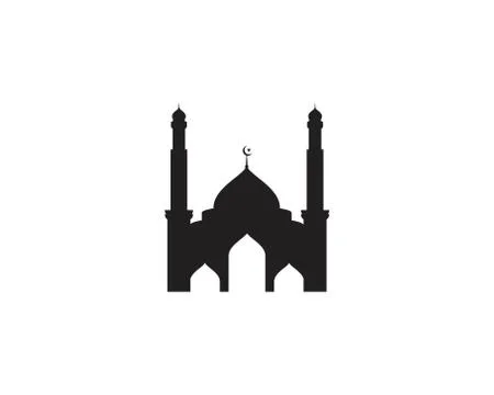 Mosque Moslem icon vector Illustration Stock Illustration