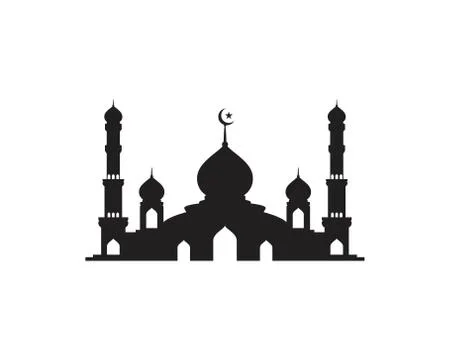 Mosque Moslem icon vector Illustration Stock Illustration
