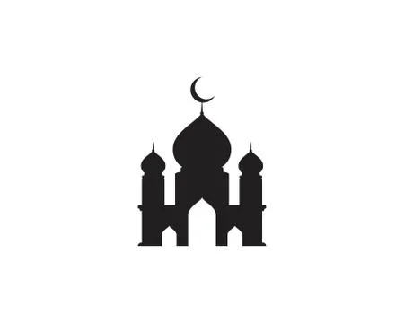 Mosque Moslem icon vector Illustration Stock Illustration