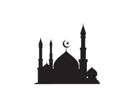 Mosque Moslem icon vector Illustration Stock Illustration