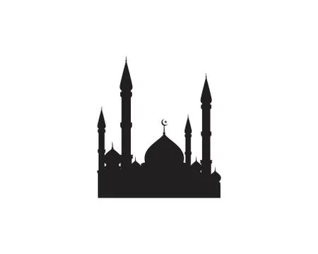 Mosque Moslem icon vector Illustration Stock Illustration