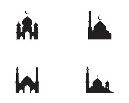 Mosque Moslem icon vector Illustration Stock Illustration