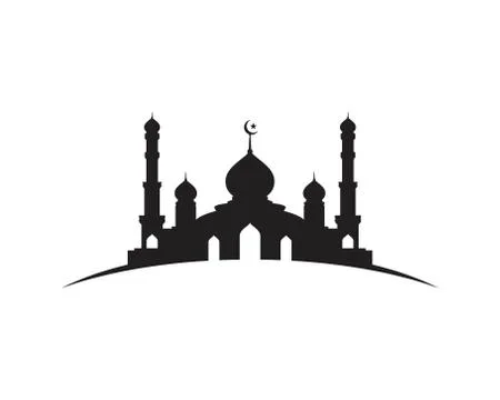 Mosque Moslem icon vector Illustration Stock Illustration