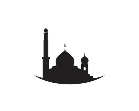 Mosque Moslem icon vector Illustration Stock Illustration
