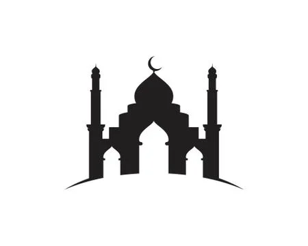 Mosque Moslem icon vector Illustration Stock Illustration