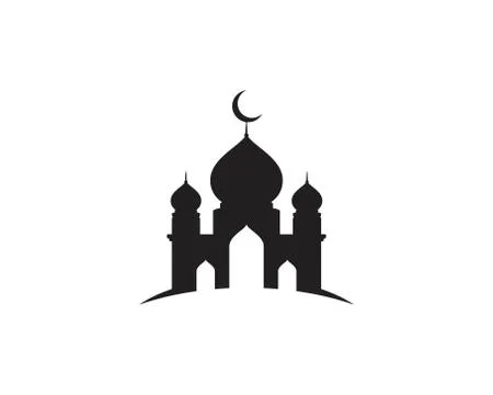 Mosque Moslem icon vector Illustration Stock Illustration