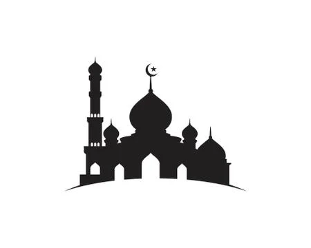 Mosque Moslem icon vector Illustration Stock Illustration