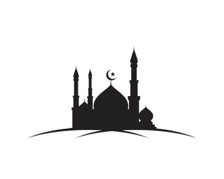 Mosque Moslem icon vector Illustration Stock Illustration
