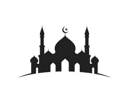 Mosque Moslem icon vector Illustration Stock Illustration