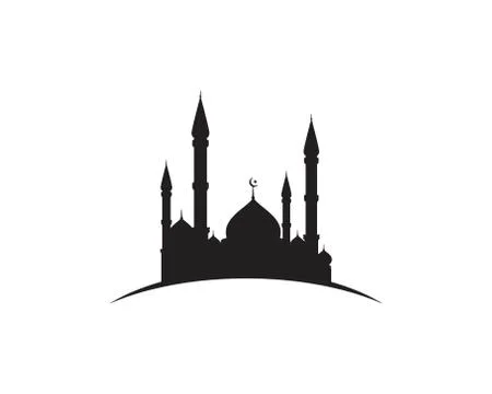 Mosque Moslem icon vector Illustration Stock Illustration