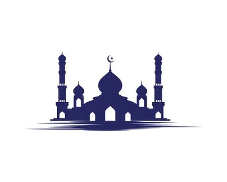 Mosque Moslem icon vector Illustration Stock Illustration