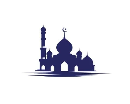 Mosque Moslem icon vector Illustration Stock Illustration