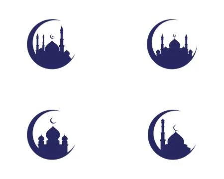 Mosque Moslem icon vector Illustration Stock Illustration