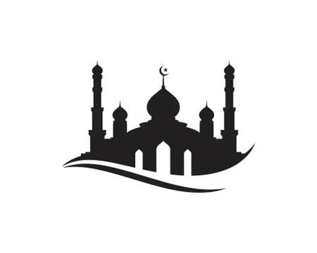 Mosque Moslem icon vector Illustration Stock Illustration