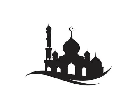 Mosque Moslem icon vector Illustration Stock Illustration