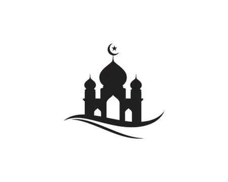 Mosque Moslem icon vector Illustration Stock Illustration