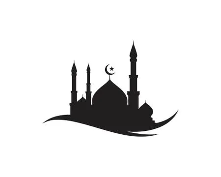 Mosque Moslem icon vector Illustration Stock Illustration