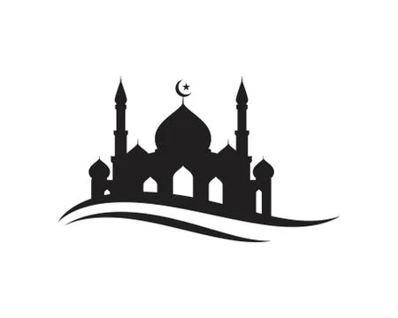 Mosque Moslem icon vector Illustration Stock Illustration