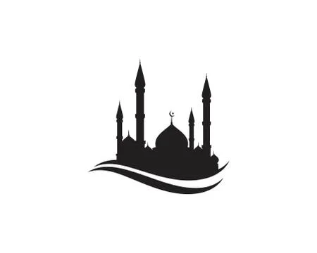 Mosque Moslem icon vector Illustration Stock Illustration
