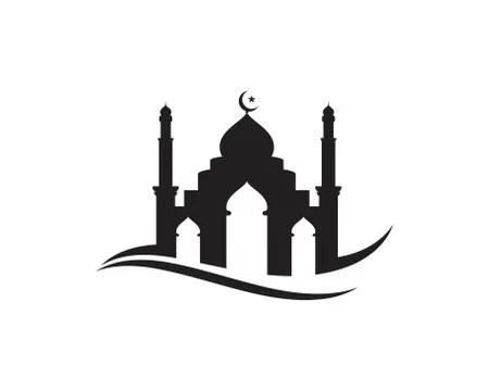 Mosque Moslem icon vector Illustration Stock Illustration