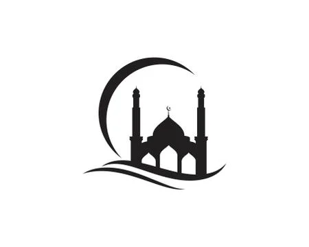 Mosque Moslem icon vector Illustration Stock Illustration