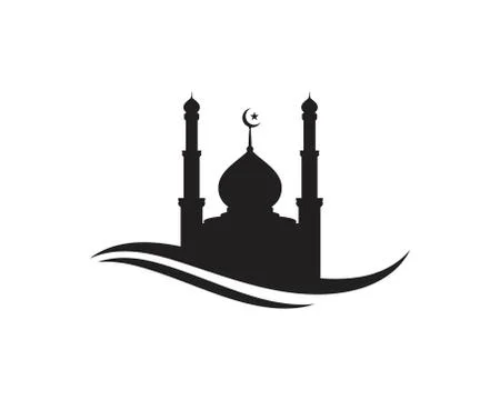 Mosque Moslem icon vector Illustration Stock Illustration