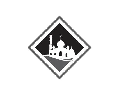 Mosque Moslem icon vector Illustration Stock Illustration