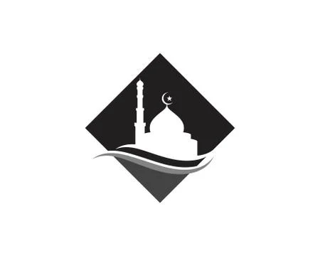 Mosque Moslem icon vector Illustration Stock Illustration