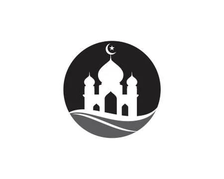 Mosque Moslem icon vector Illustration Stock Illustration