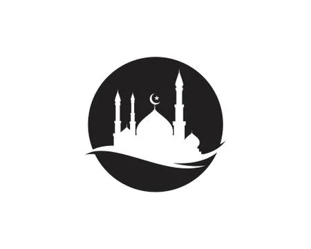 Mosque Moslem icon vector Illustration Stock Illustration