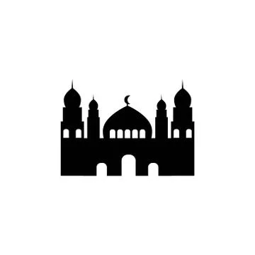 Mosque Moslem vector Illustration design template Stock Illustration