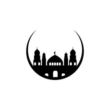 Mosque Moslem vector Illustration design template Stock Illustration
