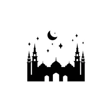 Mosque Moslem vector Illustration design template 스톡 일러스트