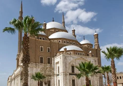 The Mosque of Muhammad Ali. Cairo, Egypt Stock Photos
